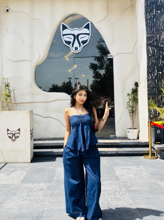 Aasma Navy Blue Co-ord Set