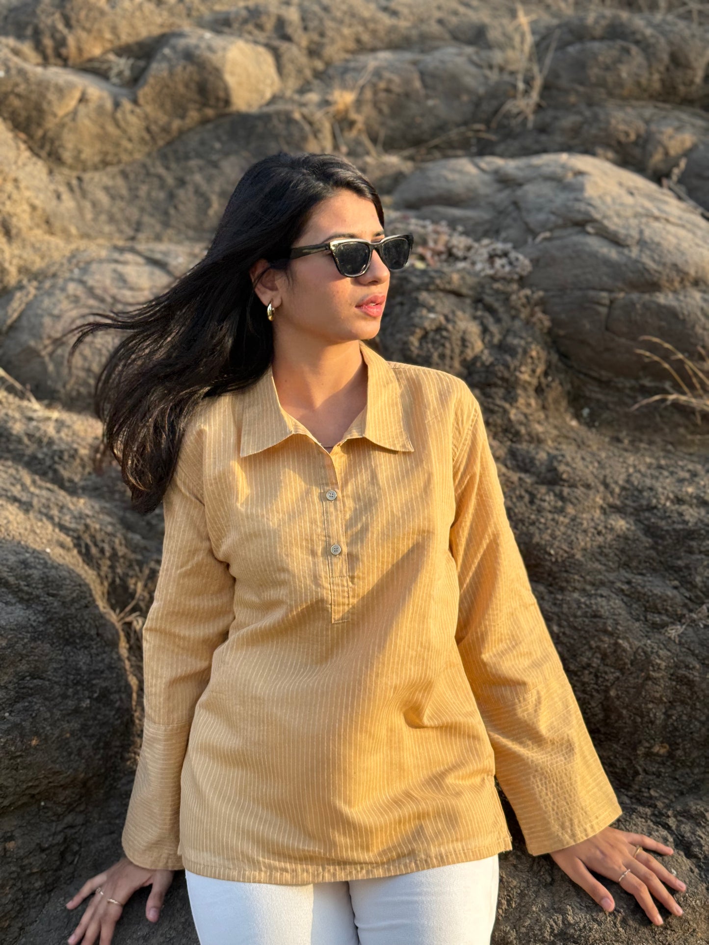 Okhra kurta