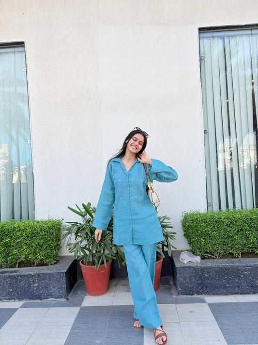 Peacock Teal Set