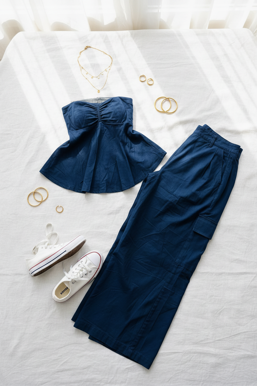 Aasma Co-ord Set - Flat Lay Editorial